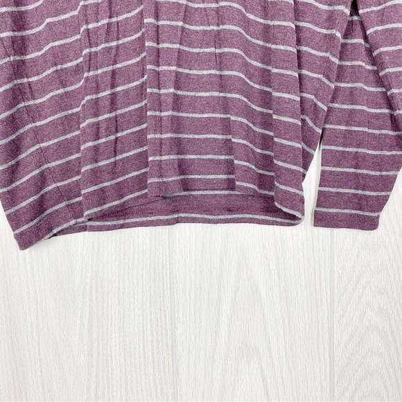Cabi | Purple Striped Serenity Long Sleeve Tee Size Small - Picture 8 of 13
